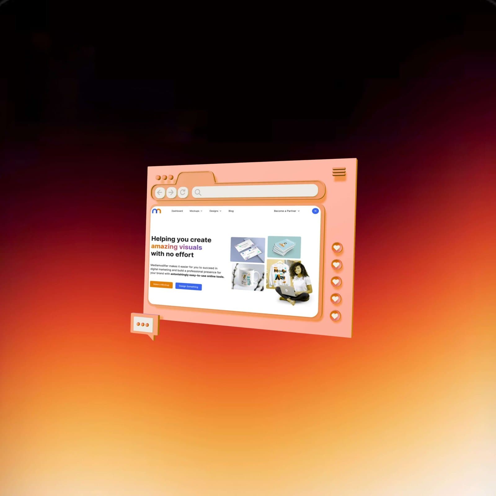 Website design setup with responsive screens and layout planning