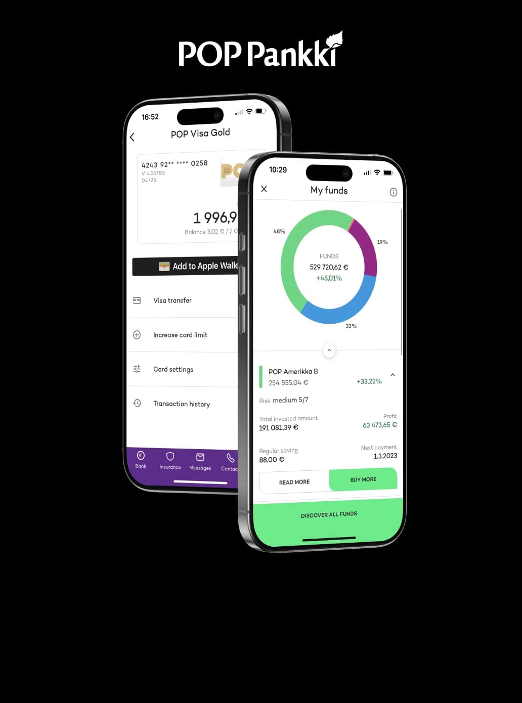 Fintech mobile app